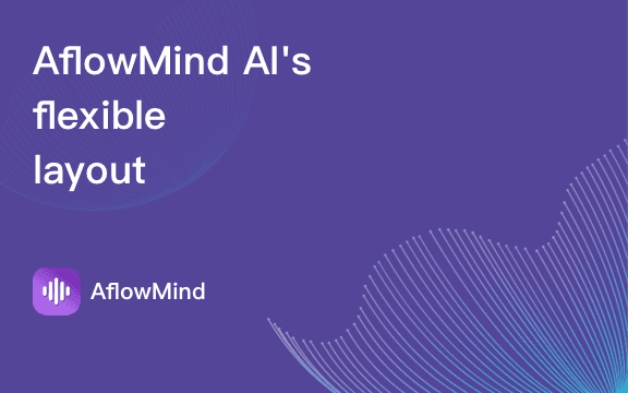 Transform your mind map with AflowMind AI's flexible layout options